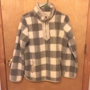 Abercrombie & Fitch Half Zip Sherpa